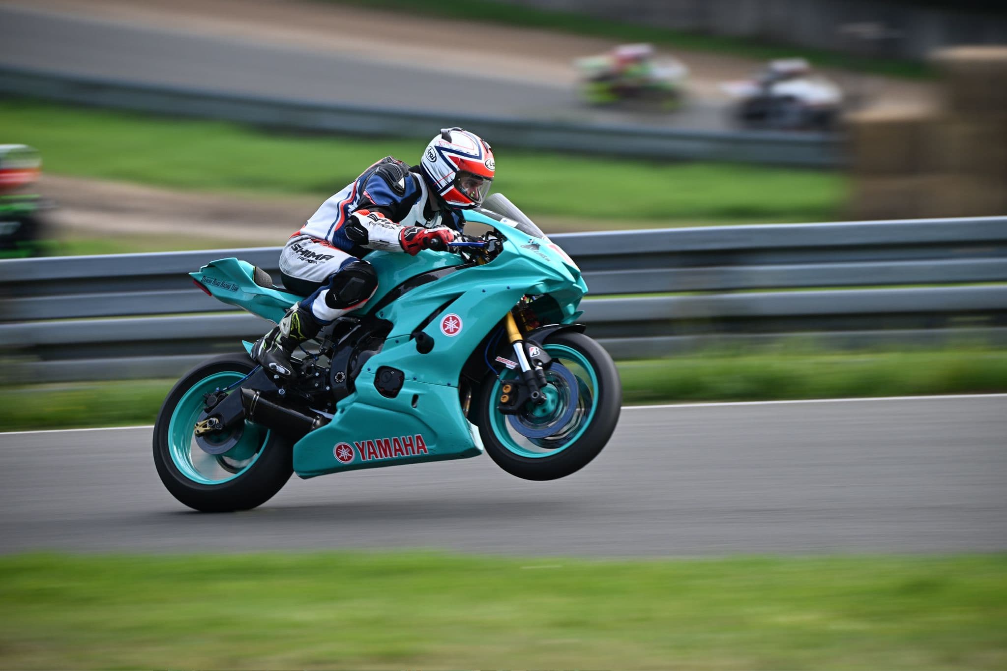 Yamaha racing motorcycle